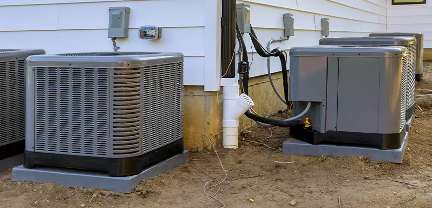 Central Air Condenser Setup in Horn Lake